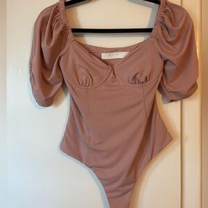 ASTR The Label Pink Bodysuit